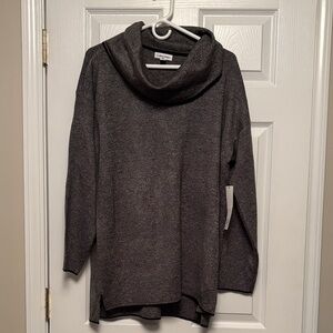 Calvin Klein Dark Gray Cowl Neck Sweater